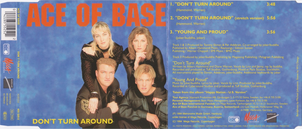 Turn around 2. Ace of Base young and proud. Ace of Base молодые. Ace of Base don't turn around. Ace of Base – don't turn around обложка -Advisory.