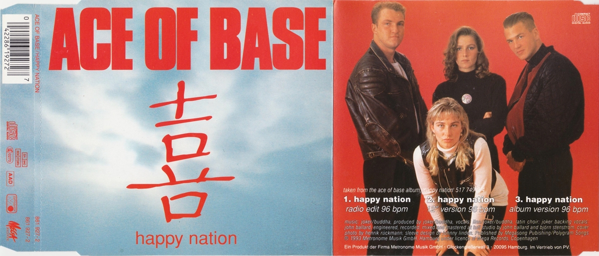Песня happy nation speed up. Ace of Base 1992. 1993.Happy Nation. Группа Ace of Base Happy Nation. Ace of Base Happy Nation u.s. Version.